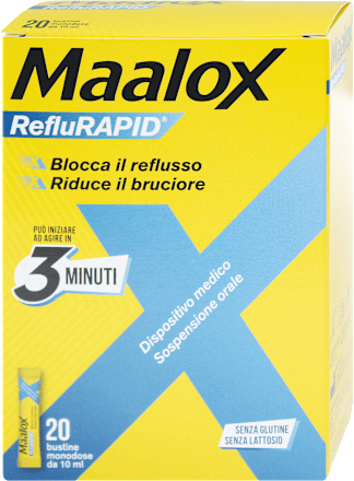  Maalox RefluRAPID in bustine Maalox