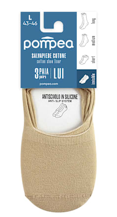 Изрязани чорапи, бежови, размер 43-46 Pompea