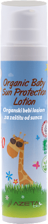 Baby losion za zaštitu od sunca, 0+ meseci, SPF50 AZETA bio