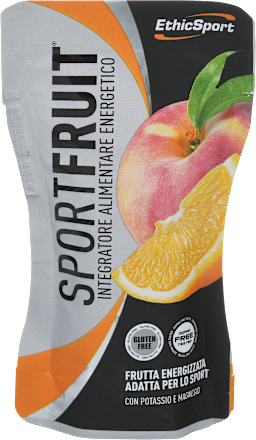Energijsko prehransko dopolnilo z okusom breskve in pomaranče EthicSport