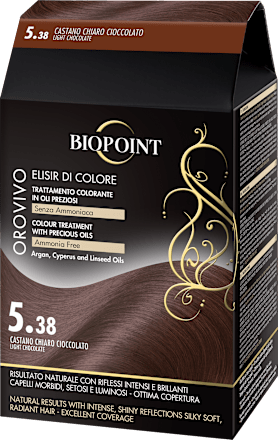 Colore Orovivo 5.38 Castano Chiaro Cioccolato BIOPOINT