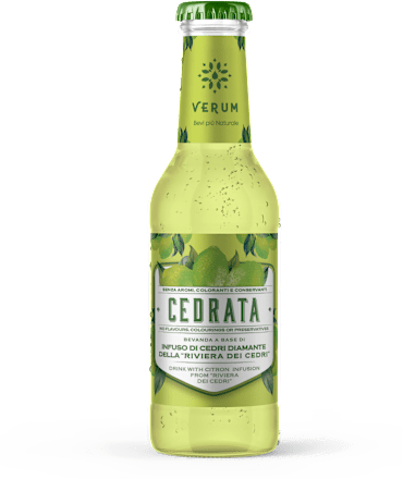 Bevanda gassata a base di infuso di cedro VERUM Bevi più Naturale