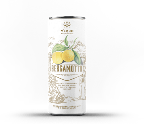 Bevanda gassata con succo di bergamotto di Calabria VERUM Bevi più Naturale