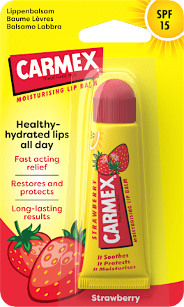 Hydratačný balzam na pery s OF 15 jahoda Carmex