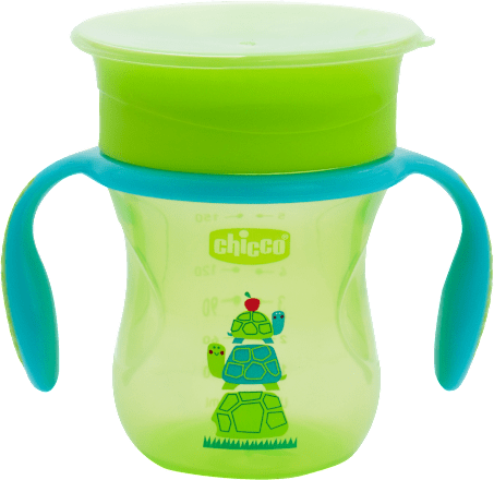 Perfect 360° no spill čaša - zelena, 200ml,  od 12. meseca Chicco