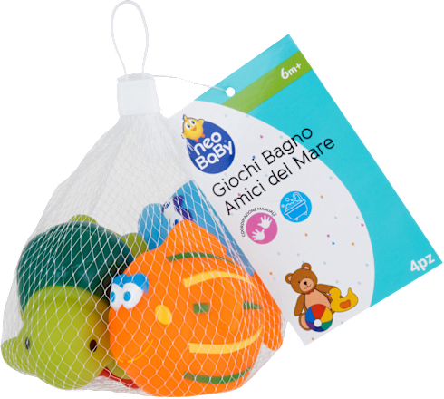 Set giochi bagno Amici del Mare NeoBaby