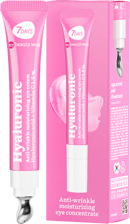 Contorno occhi concentrato Acido Ialuronico e Vitamina C anti-rughe BYE, BYE, UNDER EYE! 7DAYS