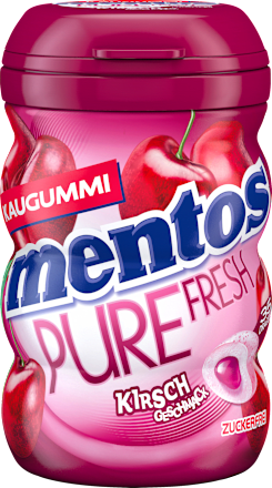 Kaugummi, Pure Fresh Kirsche, zuckerfrei (35 Stück) mentos