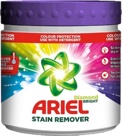 Pudră pentru îndepărtarea petelor de pe rufele colorate ARIEL
