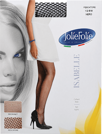Mrežaste hlačne nogavice Isabelle Pescatore, S/M, črne Jolie Folie