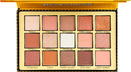 PEANUTS SHADES of PEANUTS warm-toned paleta senki za oči Rude