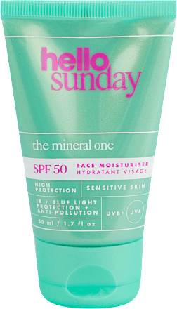 the mineral one krema sa mineralinim filterima za zaštitu lica od sunca, SPF 50  hello sunday