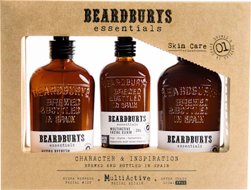 Set cadou ESSENTIALS îngrijire bărbați BEARDBURYS