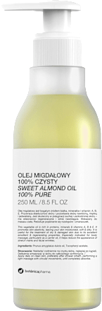 Olej migdałowy czysty (pompka)  botánicapharma