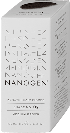 Keratinska vlakna za gušću kosu – umjereno smeđa NANOGEN