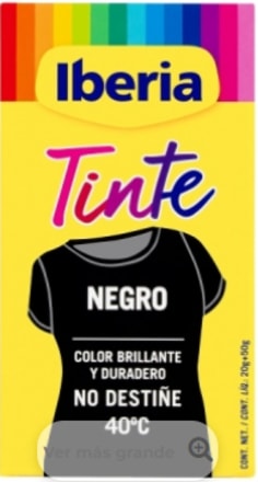 Boja za tkaninu - crna Iberia