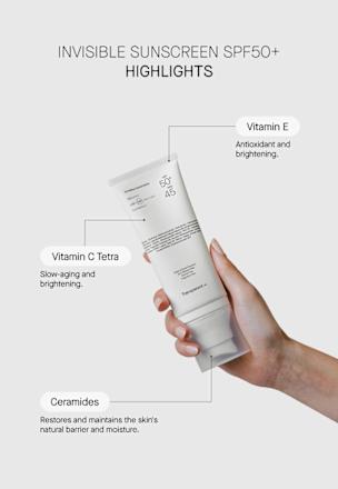 Sonnencreme Gesicht Invisible LSF 50+ Transparent Lab