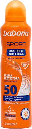 Spray protecție solară sport SPF50  babaria