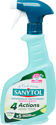 Fertőtlenítő-, tisztító spray 4 Actions SANYTOL