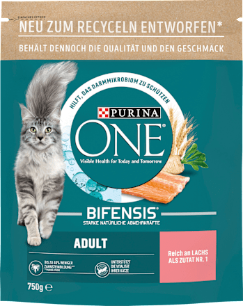 Trockenfutter Katze Bifensis Adult Reich an Lachs PURINA ONE