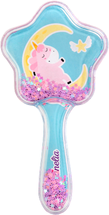 dětský kartáč na vlasy Unicorn s přesýpacími glitry Martinelia