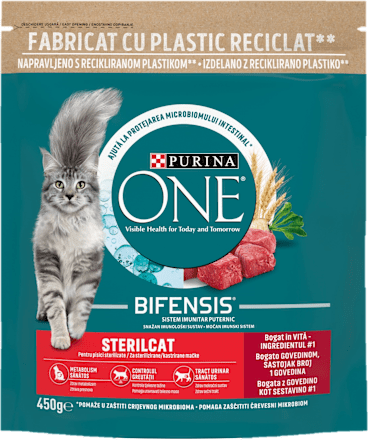 Potpuna hrana za mačke s govedinom PURINA ONE