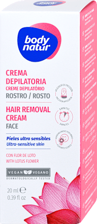 depilační krém na obličej body natur