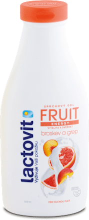 Sprchovací gél Fruit Energy broskyňa a grep Lactovit