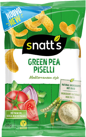 Green Pea Piselli krekeri s okusom zelenog graška snatt's