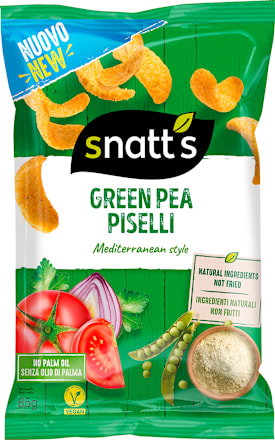 Green Pea Piselli krekeri s okusom zelenog graška snatt's