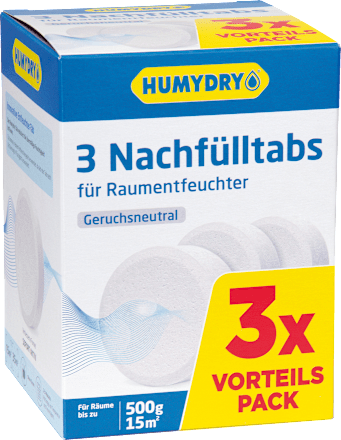 Raumentfeuchter Home & Style Nachfüllpack 3 x 500 g HUMYDRY
