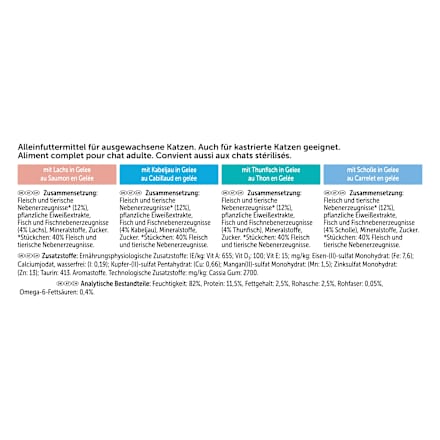 Nassfutter Katze Geschmacksvielfalt aus dem Wasser in Gelee Multipack (18x85 g) Felix