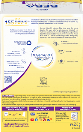 Anfangsmilch Expert HA1 von Geburt an Nestlé BEBA