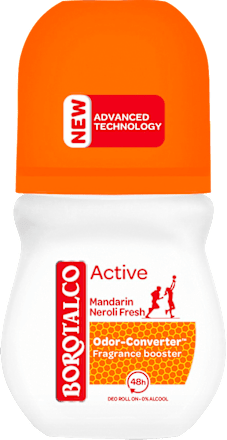 Deodorant roll-on Active cu mandarine Borotalco