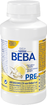 Anfangsmilch Pre trinkfertig von Geburt an Nestlé BEBA