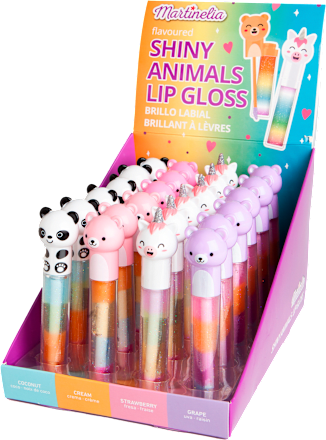 SHINY ANIMALS dečiji sjaj za usne, više vrsta Martinelia