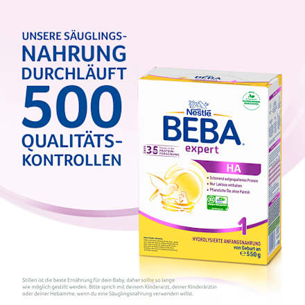 Anfangsmilch Expert HA1 von Geburt an Nestlé BEBA
