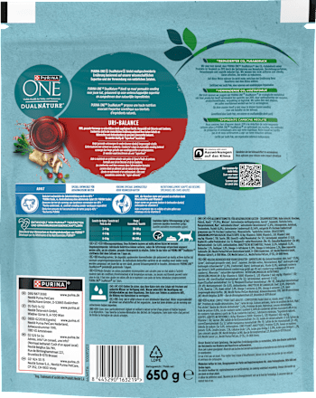 Trockenfutter Katze mit Huhn & Cranberry, dual nature uri balance  PURINA ONE