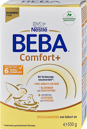 Spezialnahrung Comfort+ von Geburt an Nestlé BEBA