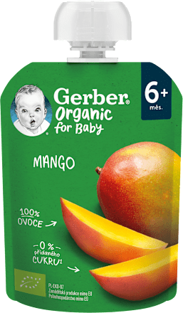 BIO příkrm v sáčku mango Gerber Organic