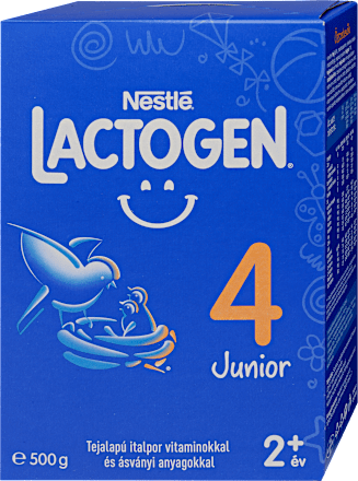 LACTOGEN 4 JUNIOR Tejalapú italpor vitaminokkal és ásványi anyagokkal 2év+ Nestlé