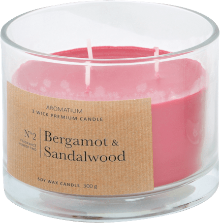 Vonná sviečka Premium Bergamot & Sandalwood AROMATIUM