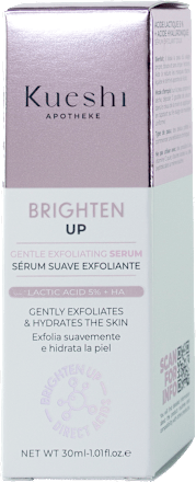 Jemné exfoliačné pleťové sérum Brighten Up Lactic Acid 5 % + HA KUESHI NATURALS