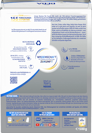 Spezialnahrung Anti-Reflux von Geburt an Nestlé BEBA