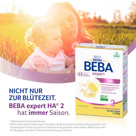 Folgemilch Expert HA 2 nach dem 6. Monat Nestlé BEBA
