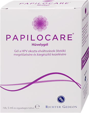 Hüvelygél, 7x5 ml PAPILOCARE
