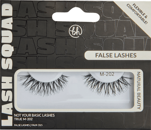 Künstliche Wimpern Natural Beauty M-202 True (1 Paar) bh cosmetics