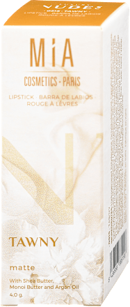 Rdečilo za ustnice Luxury Nudes TAWNY MATT MIA Cosmetics Paris