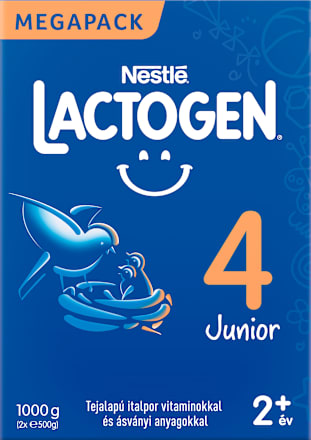 LACTOGEN 4 JUNIOR Tejalapú italpor vitaminokkal és ásványi anyagokkal 2év+ Nestlé