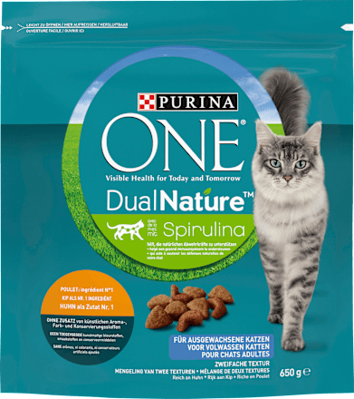 Dual Nature Spirulina Katzenfutter PURINA ONE